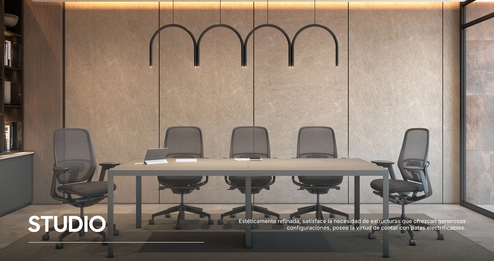 Espacio de trabajo minimalista